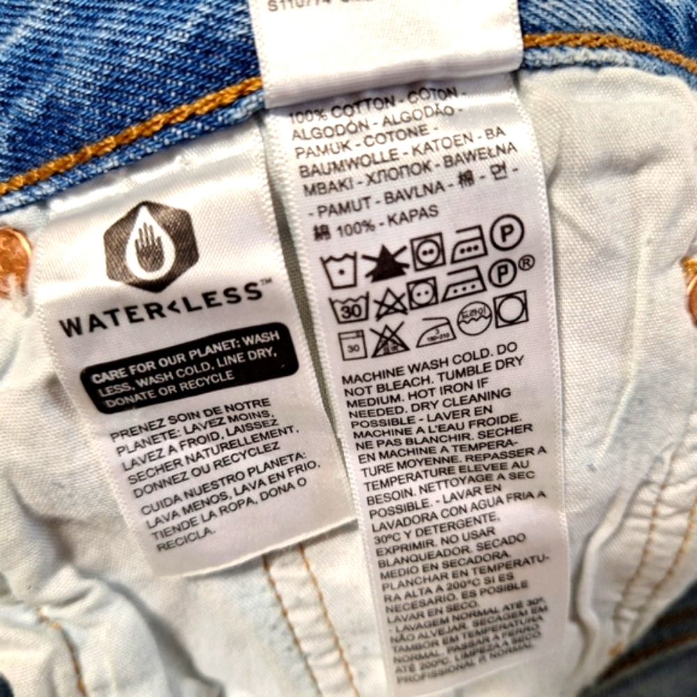 💎NWT Levi's 501 Skinny Distressed Medium Wash Jeans - Picture 6 of 16